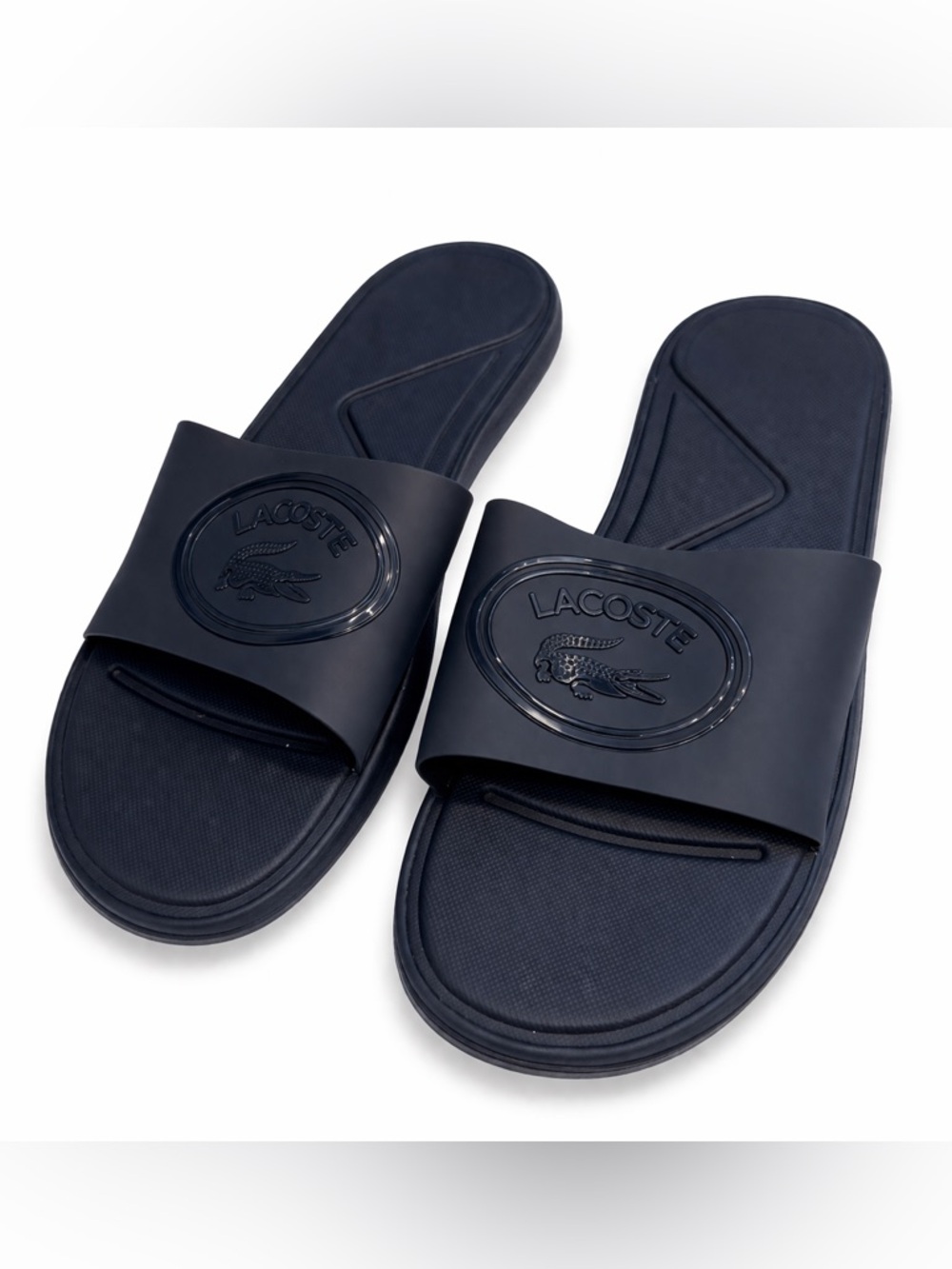 Lacoste Black Slide Sandals | Size ~Men’s 9 | Minimal Wear